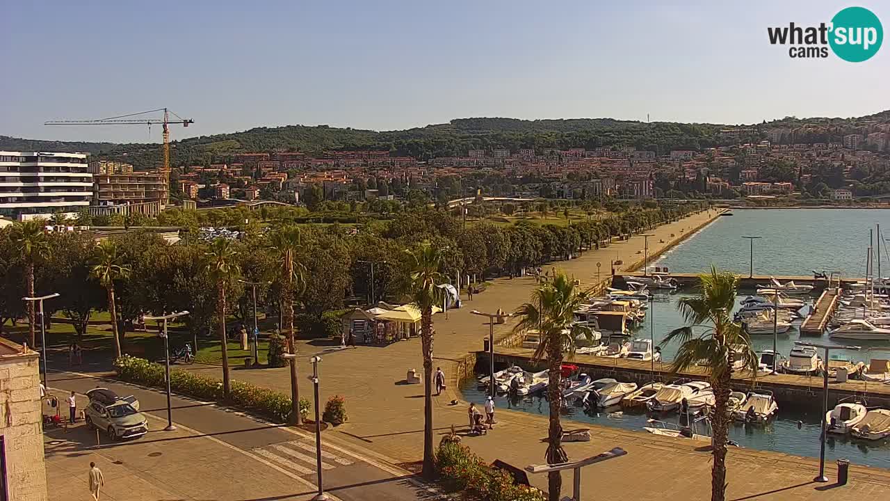 The Port of Koper live webcam – cruise and cargo port – Slovenia