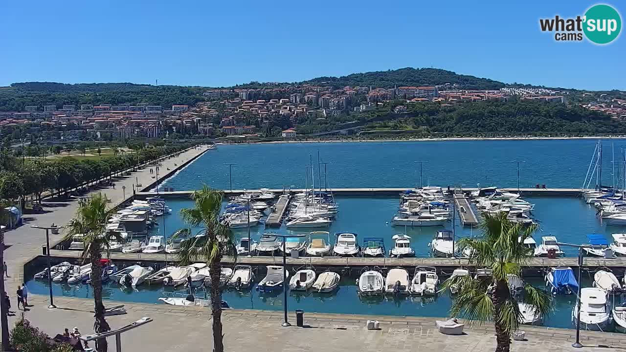 The Port of Koper live webcam – cruise and cargo port – Slovenia