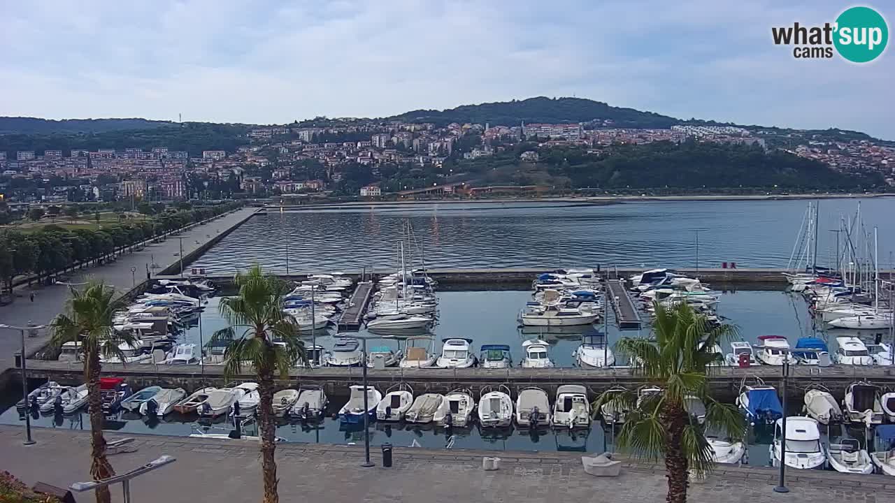 Il porto di Koper – Capodistria live webcam – porto crociere e mercantile – Slovenia