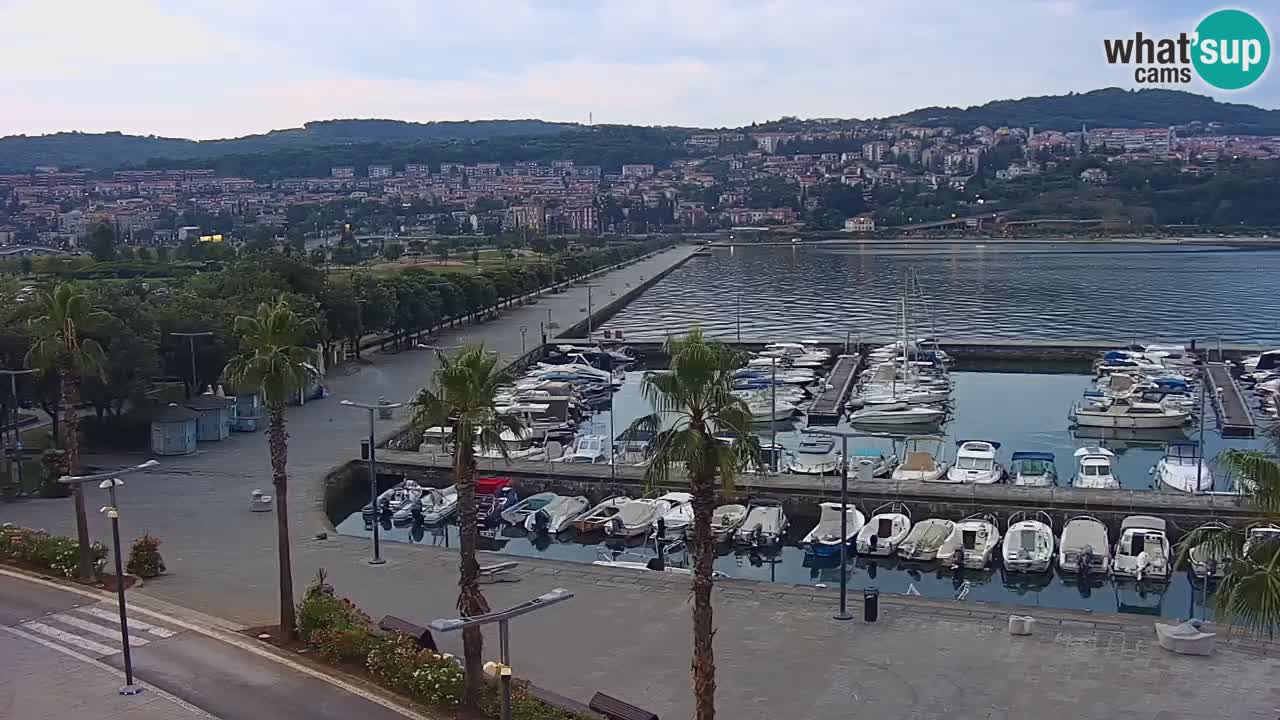 Der Hafen von Koper Live-Webcam – Kreuzfahrt- und Frachthafen – Slowenien