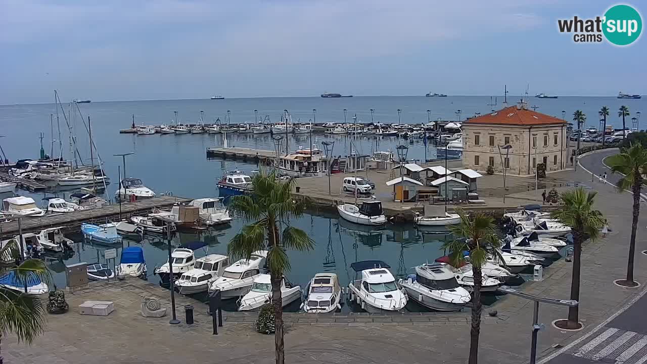 Webcam en vivo del Puerto de Koper – puerto de carga y cruceros – Eslovenia