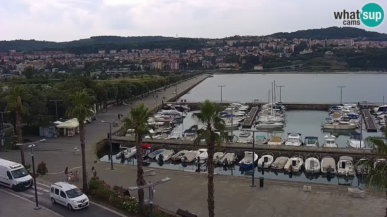 The Port of Koper live webcam – cruise and cargo port – Slovenia