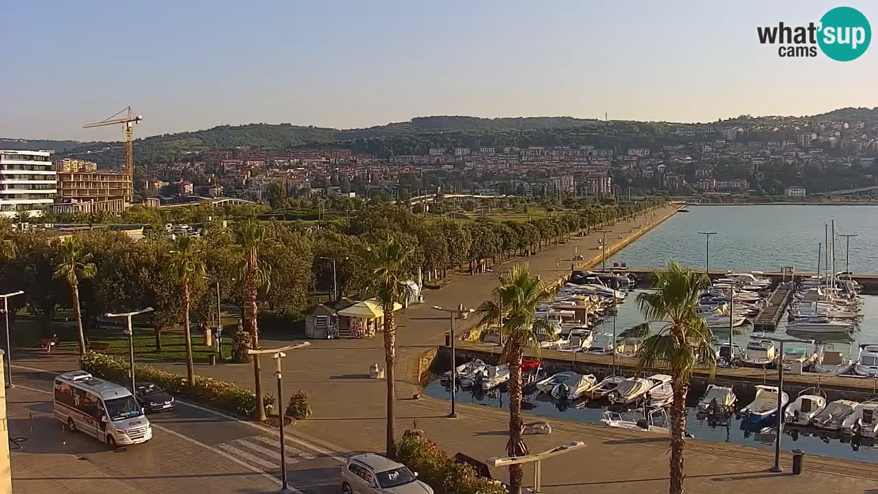 The Port of Koper live webcam – cruise and cargo port – Slovenia