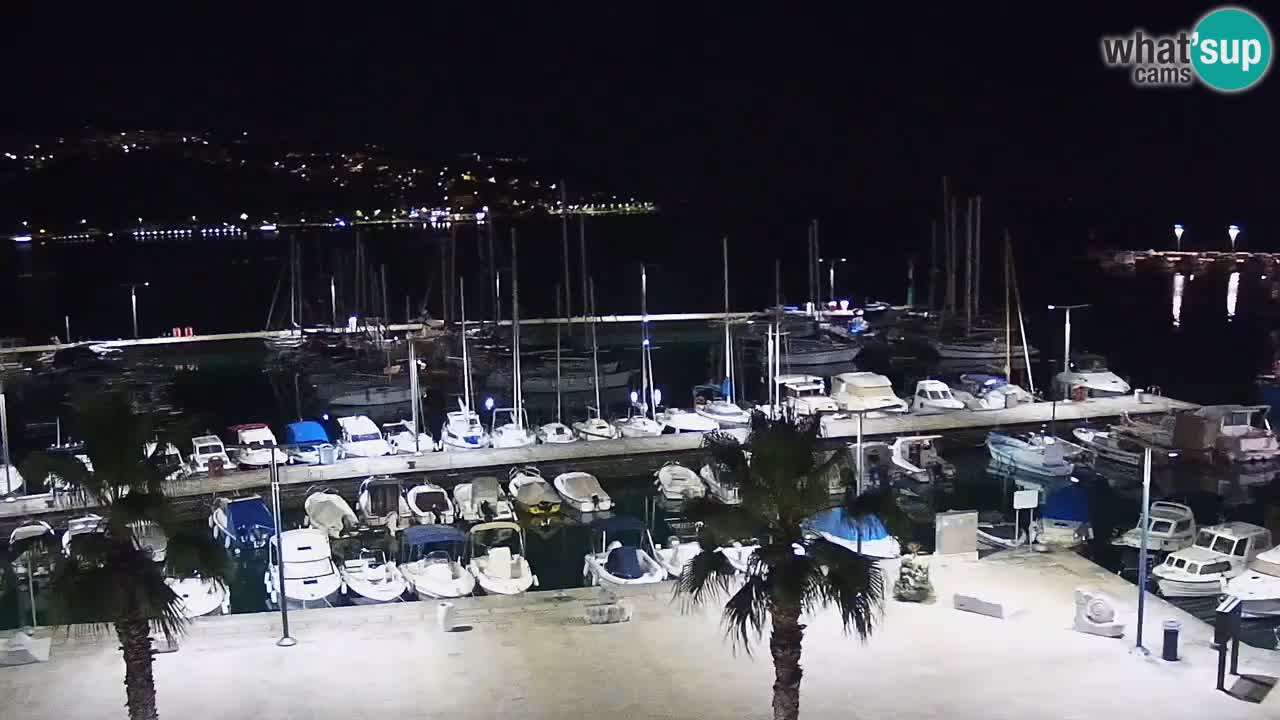 Spletna kamera Koper – Panorama na marino in promenado s Hotela Grand Koper