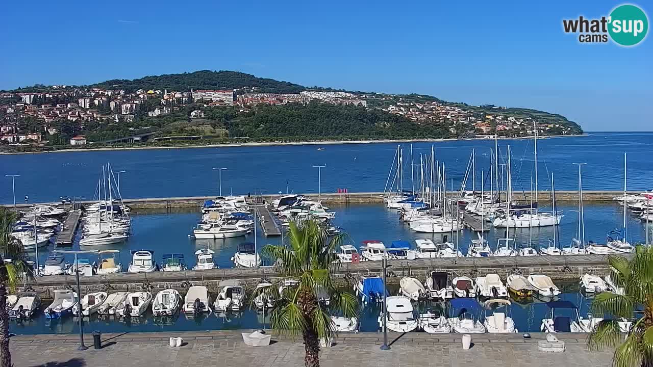 Webcam en vivo del Puerto de Koper – puerto de carga y cruceros – Eslovenia