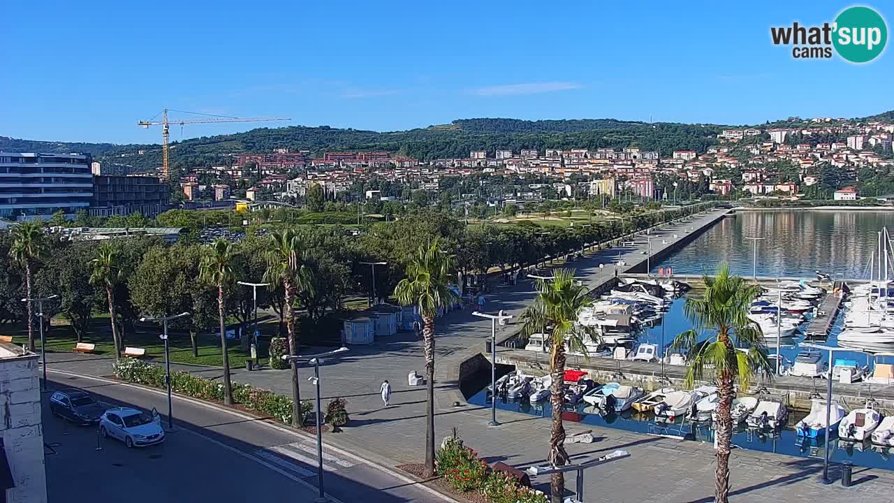 The Port of Koper live webcam – cruise and cargo port – Slovenia