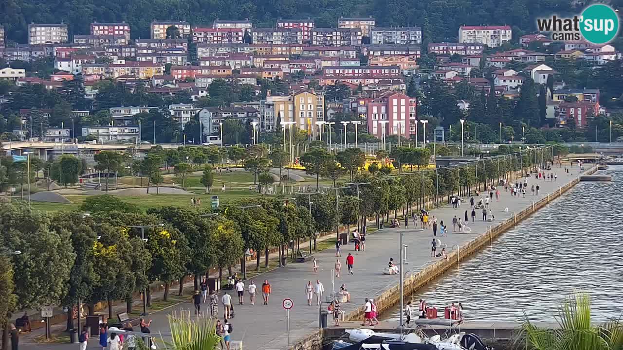 Webcam Capodistria – marina e lungo mare dall’Hotel Grand Koper