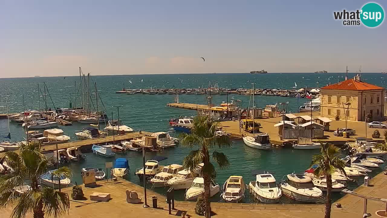 The Port of Koper live webcam – cruise and cargo port – Slovenia