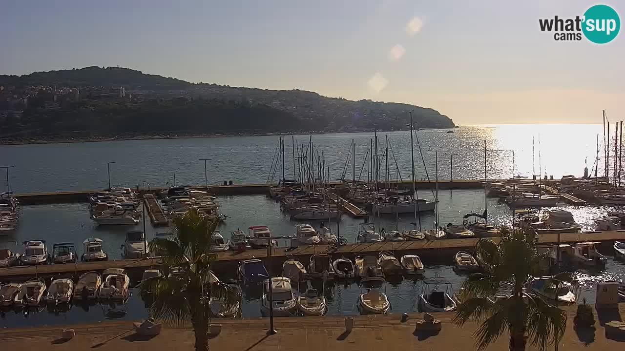 Il porto di Koper – Capodistria live webcam – porto crociere e mercantile – Slovenia