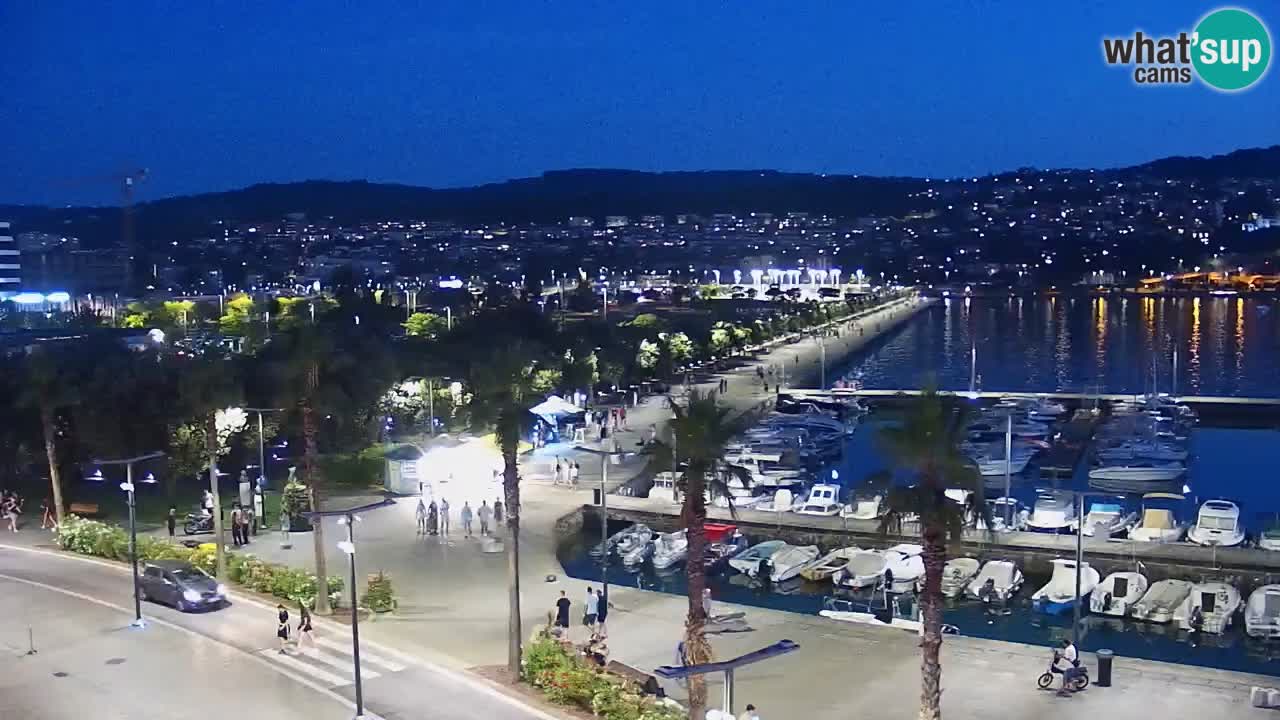 Webcam en direct du port de Koper – port de croisière et de fret – Slovénie