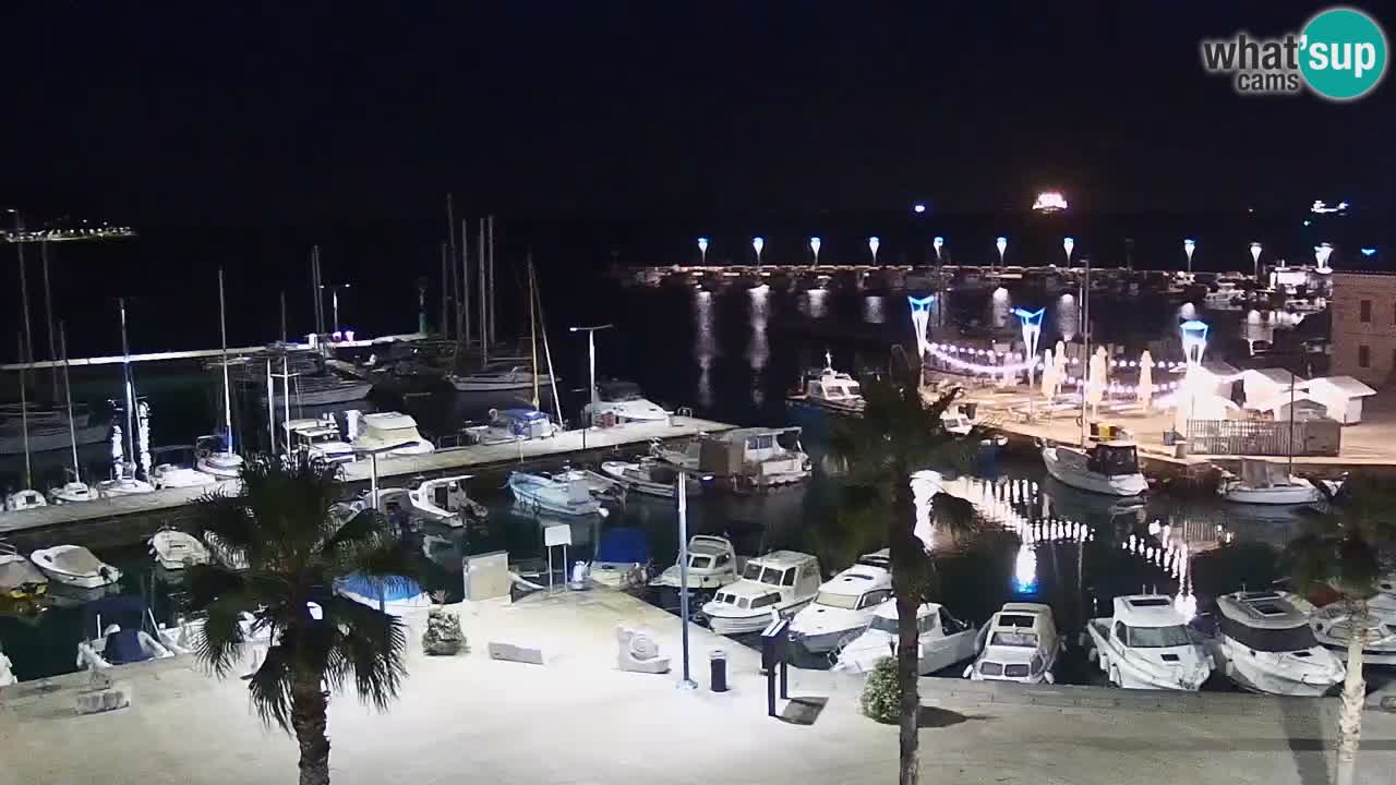 Il porto di Koper – Capodistria live webcam – porto crociere e mercantile – Slovenia