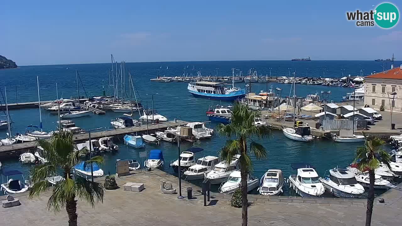 Web kamera Koper – marina i promenada – hotel Grand Koper