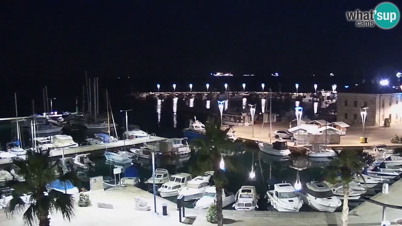 Webcam Capodistria – marina e lungo mare dall’Hotel Grand Koper