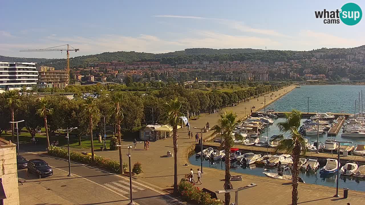 The Port of Koper live webcam – cruise and cargo port – Slovenia