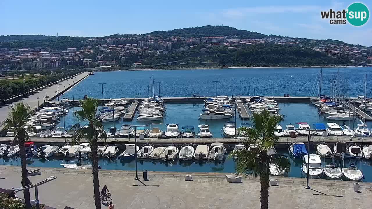 Il porto di Koper – Capodistria live webcam – porto crociere e mercantile – Slovenia
