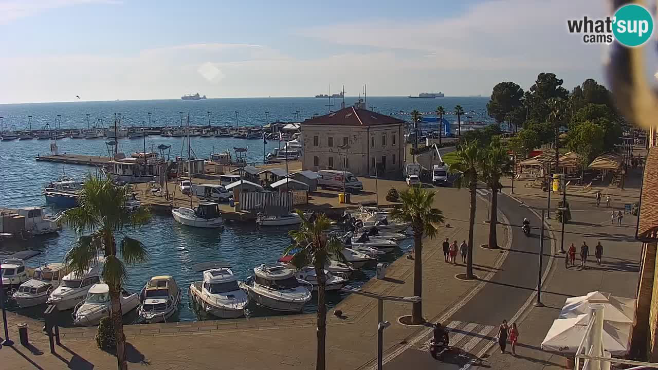 Der Hafen von Koper Live-Webcam – Kreuzfahrt- und Frachthafen – Slowenien