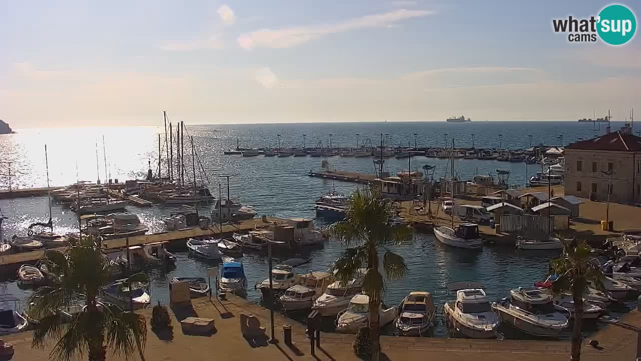 Il porto di Koper – Capodistria live webcam – porto crociere e mercantile – Slovenia