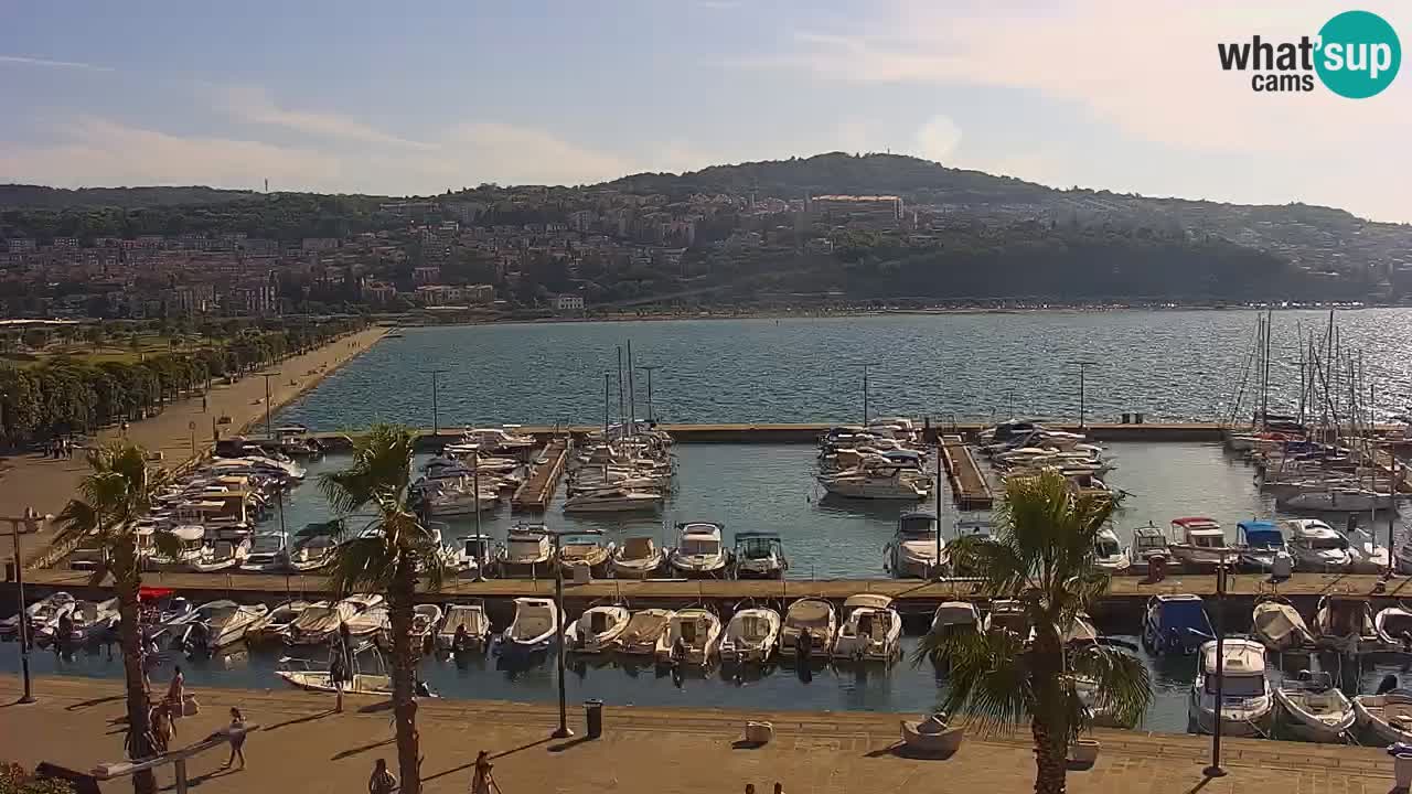 Luka Kopar uživo web kamera – Turistički terminal i teretna luka – Slovenija