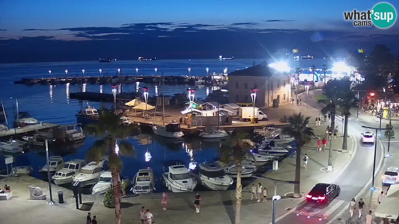 Webcam en vivo del Puerto de Koper – puerto de carga y cruceros – Eslovenia