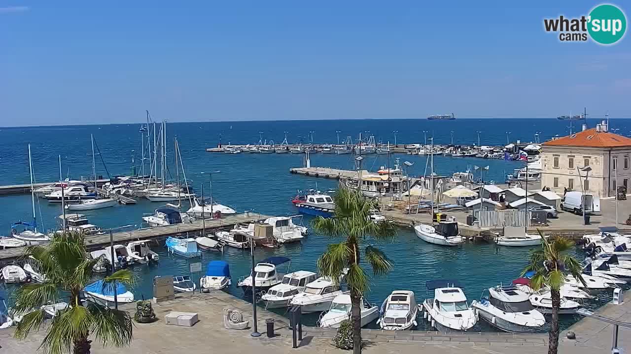 The Port of Koper live webcam – cruise and cargo port – Slovenia