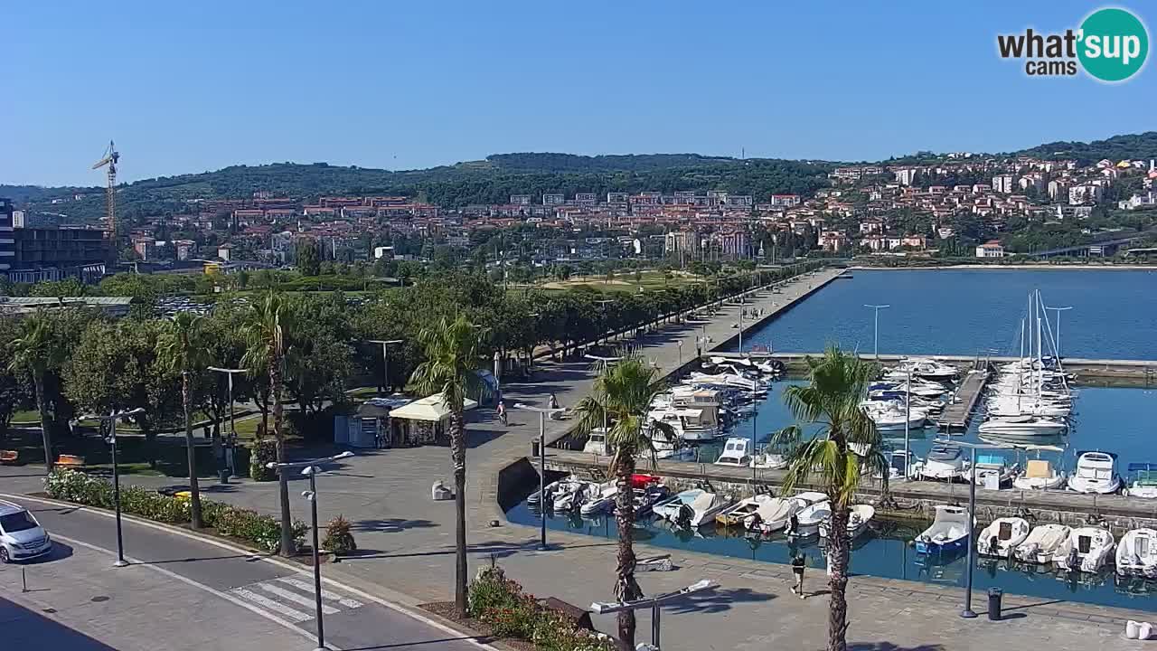 Webcam en vivo del Puerto de Koper – puerto de carga y cruceros – Eslovenia