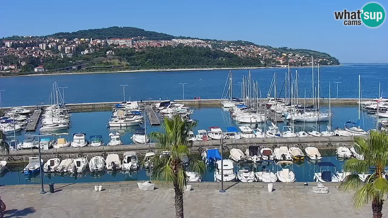 Webcam en vivo del Puerto de Koper – puerto de carga y cruceros – Eslovenia