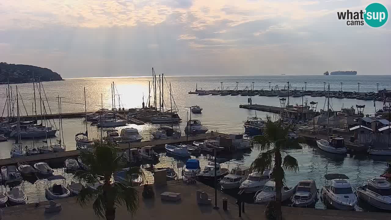 Der Hafen von Koper Live-Webcam – Kreuzfahrt- und Frachthafen – Slowenien