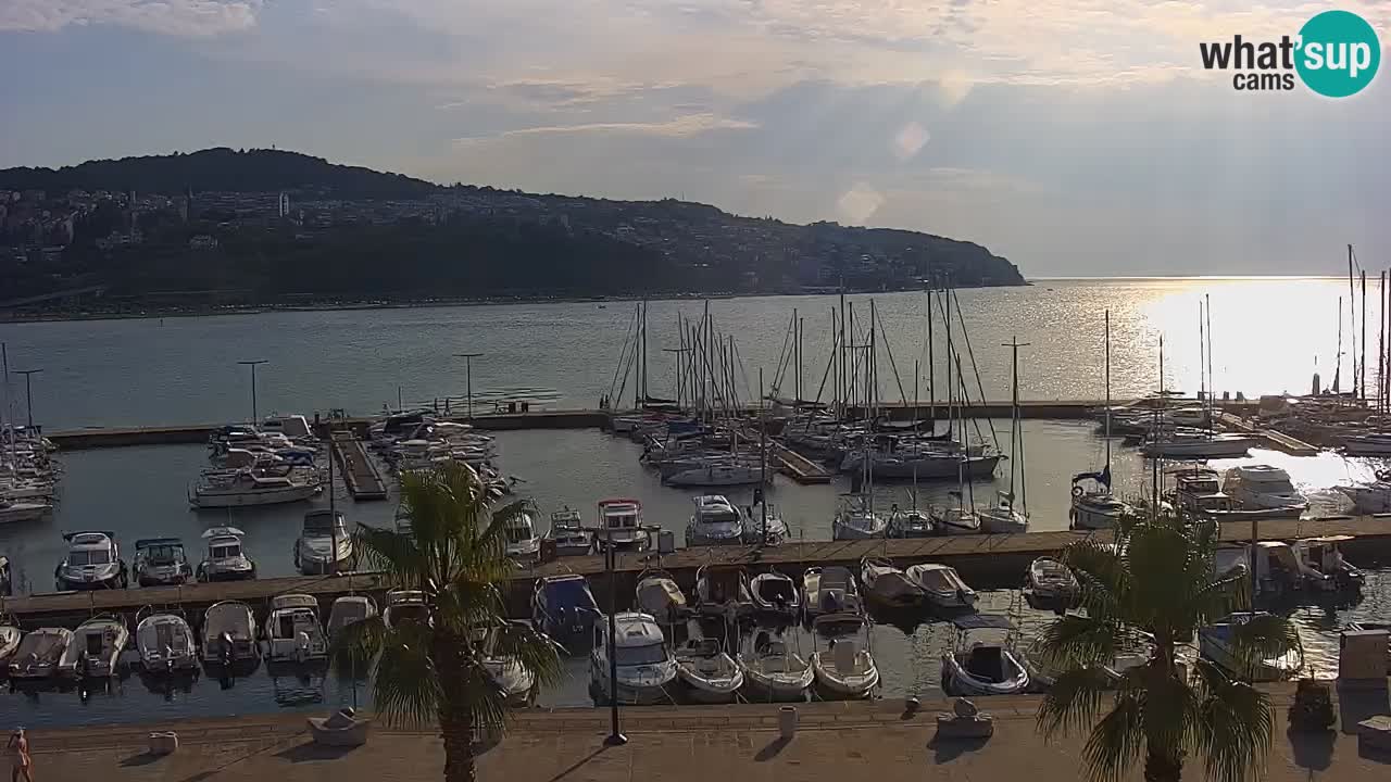 The Port of Koper live webcam – cruise and cargo port – Slovenia