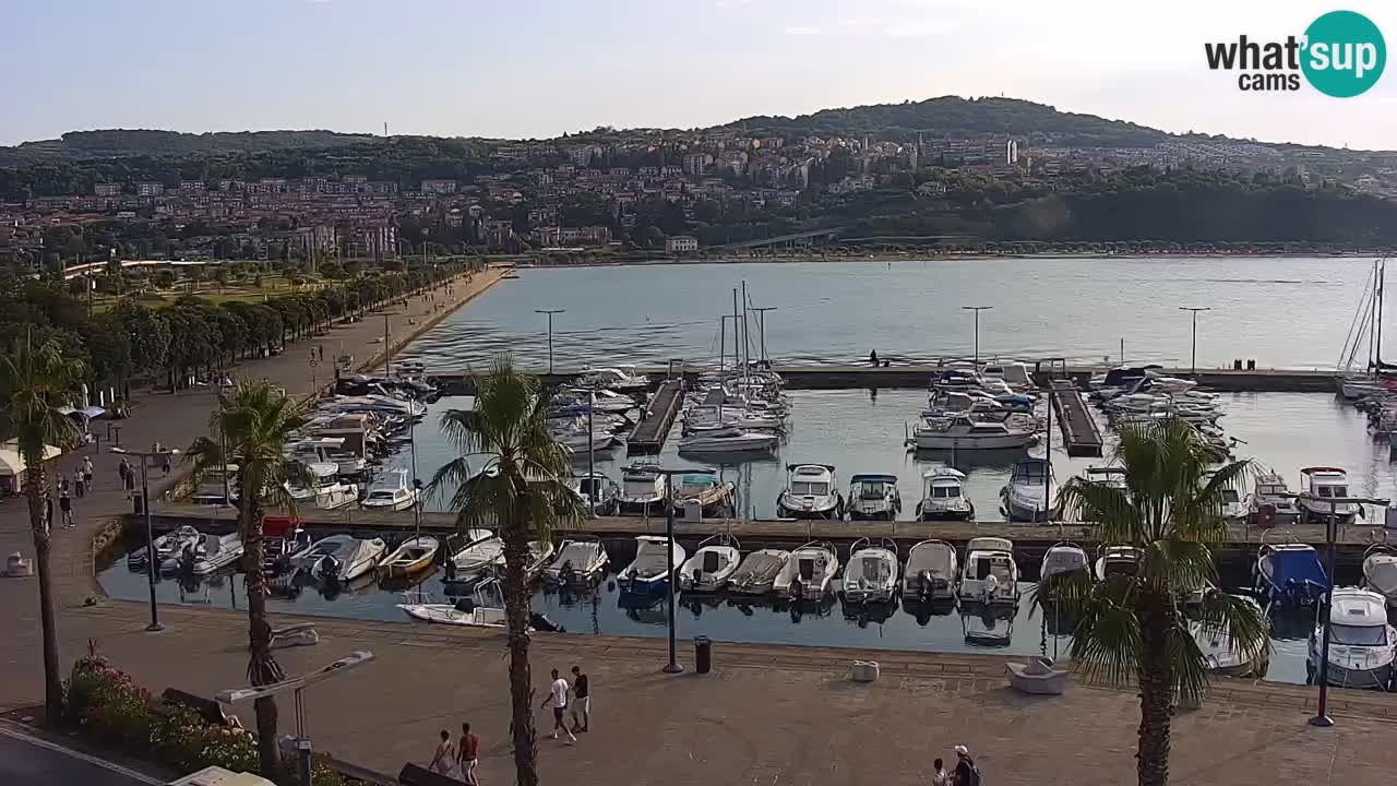 Webcam en vivo del Puerto de Koper – puerto de carga y cruceros – Eslovenia