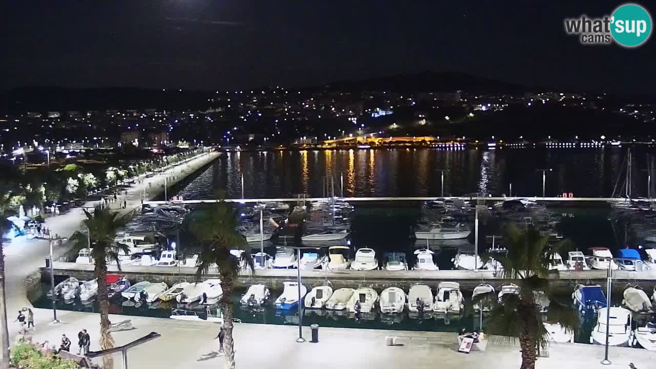 Webcam en direct du port de Koper – port de croisière et de fret – Slovénie