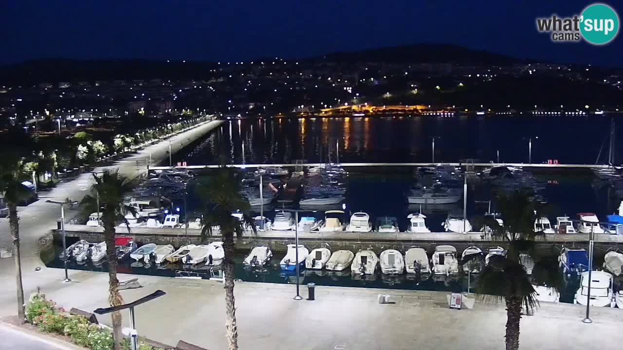 Webcam en direct du port de Koper – port de croisière et de fret – Slovénie