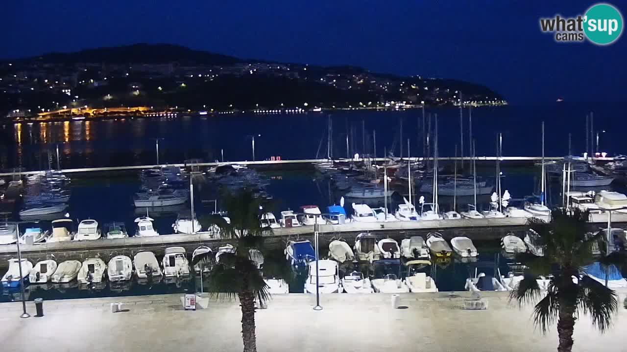 Web kamera Koper – marina i promenada – hotel Grand Koper