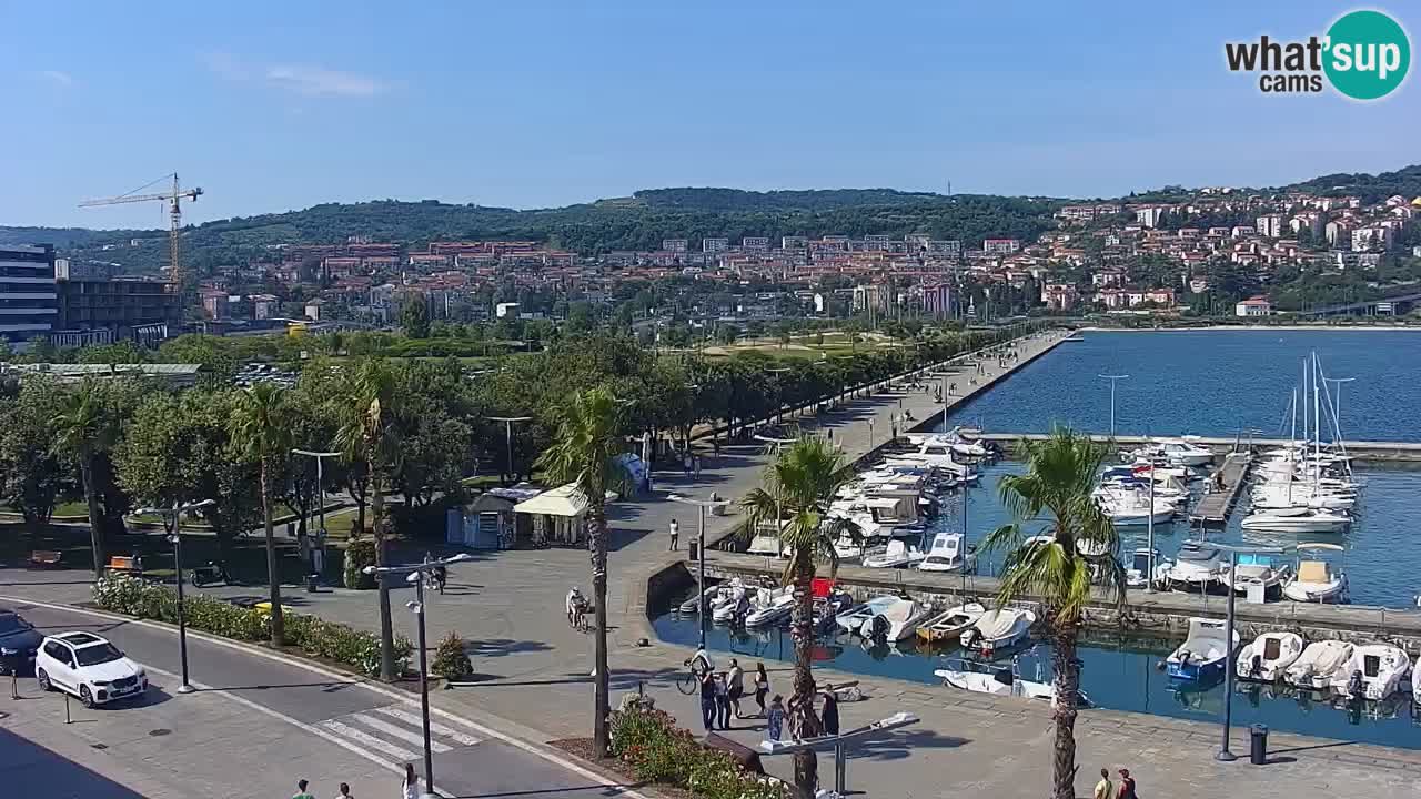 The Port of Koper live webcam – cruise and cargo port – Slovenia