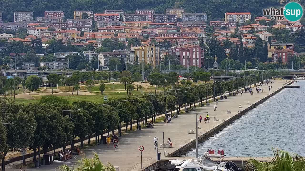 Web kamera Koper – marina i promenada – hotel Grand Koper