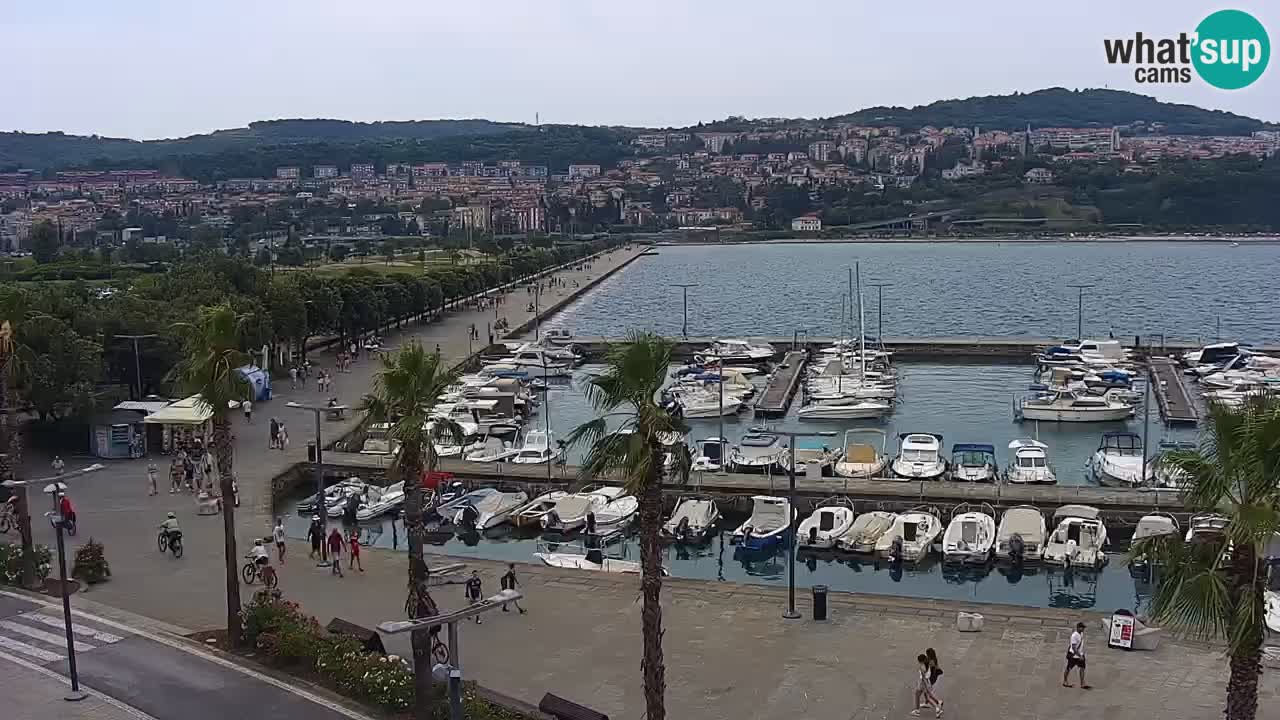 Luka Kopar uživo web kamera – Turistički terminal i teretna luka – Slovenija