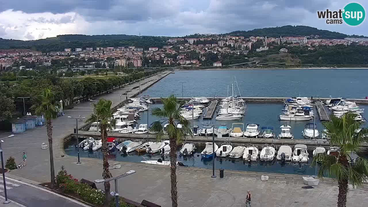 The Port of Koper live webcam – cruise and cargo port – Slovenia