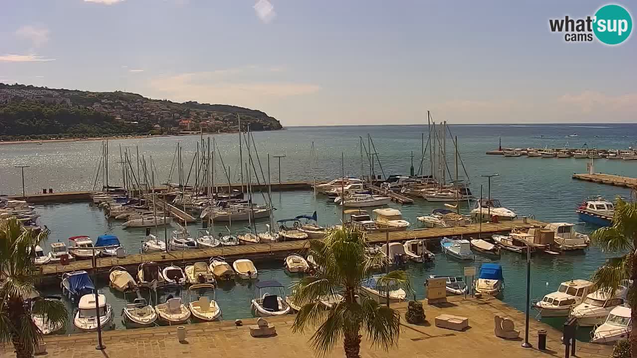 Web kamera Koper – marina i promenada – hotel Grand Koper