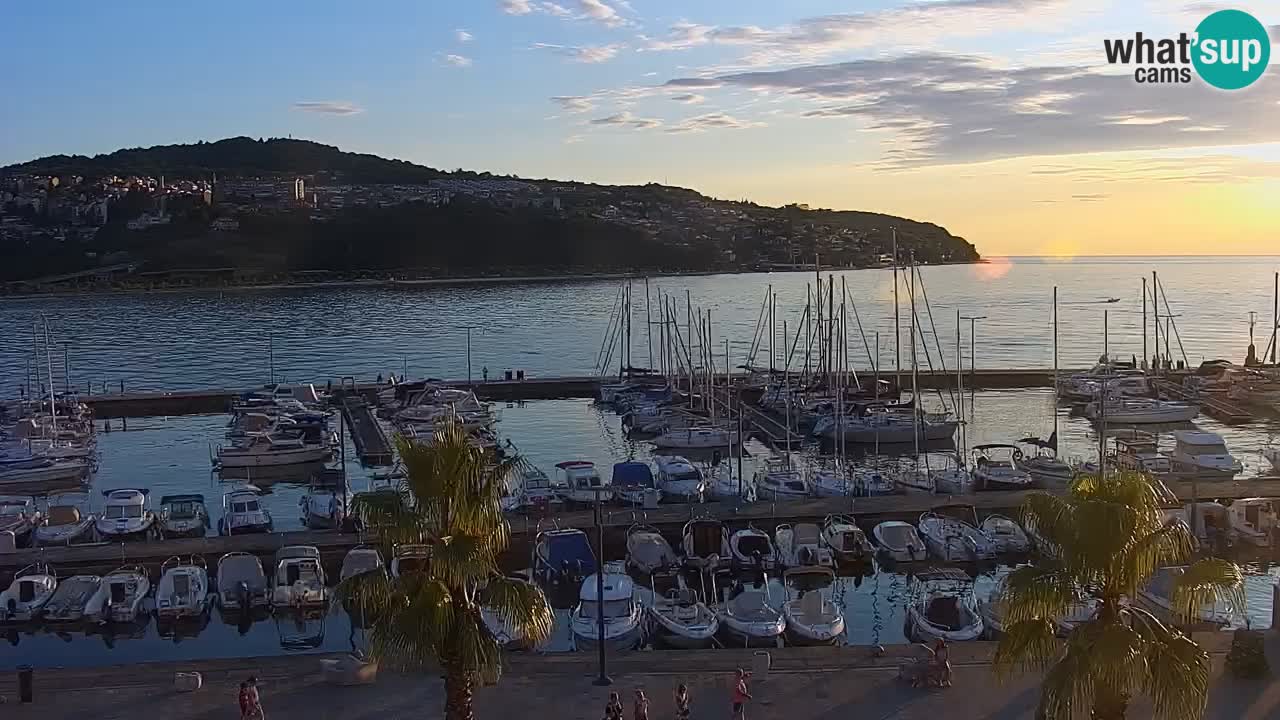 The Port of Koper live webcam – cruise and cargo port – Slovenia