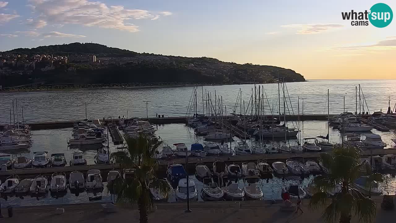 The Port of Koper live webcam – cruise and cargo port – Slovenia