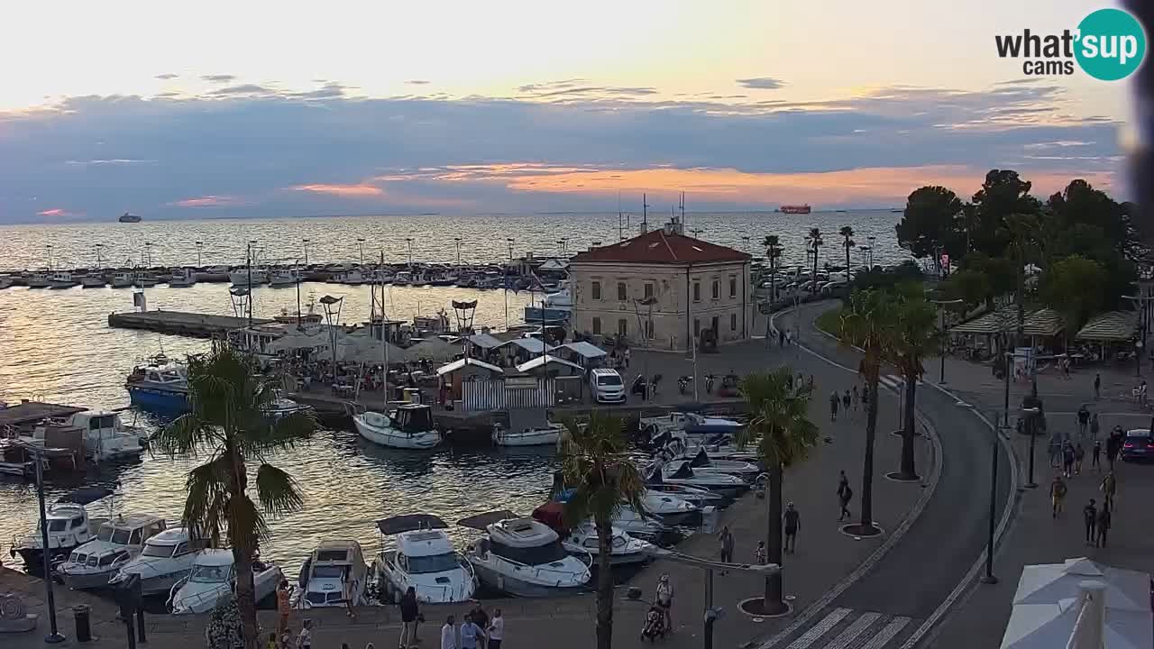 Der Hafen von Koper Live-Webcam – Kreuzfahrt- und Frachthafen – Slowenien