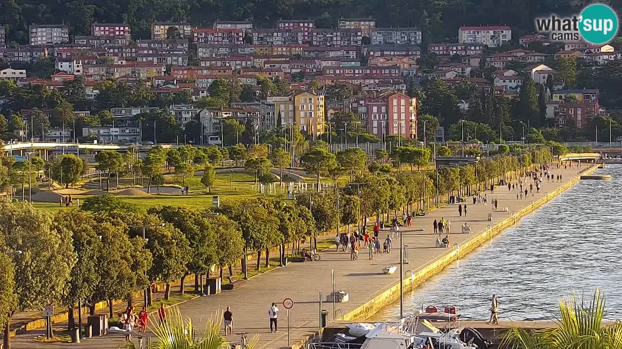 Webcam Capodistria – marina e lungo mare dall’Hotel Grand Koper