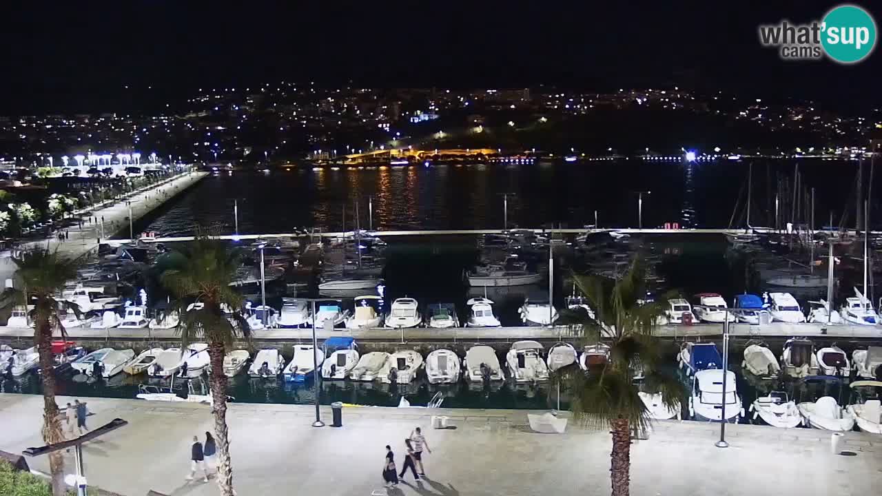 Webcam en direct du port de Koper – port de croisière et de fret – Slovénie