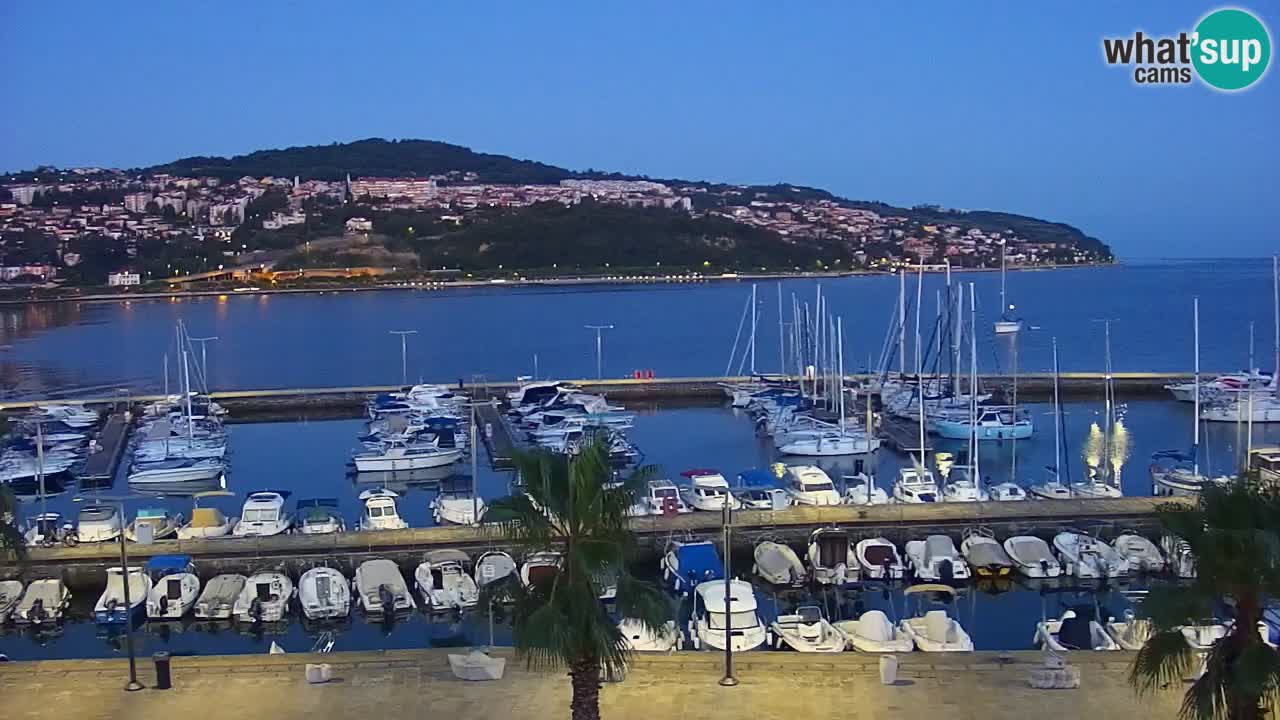 Webcam en vivo del Puerto de Koper – puerto de carga y cruceros – Eslovenia