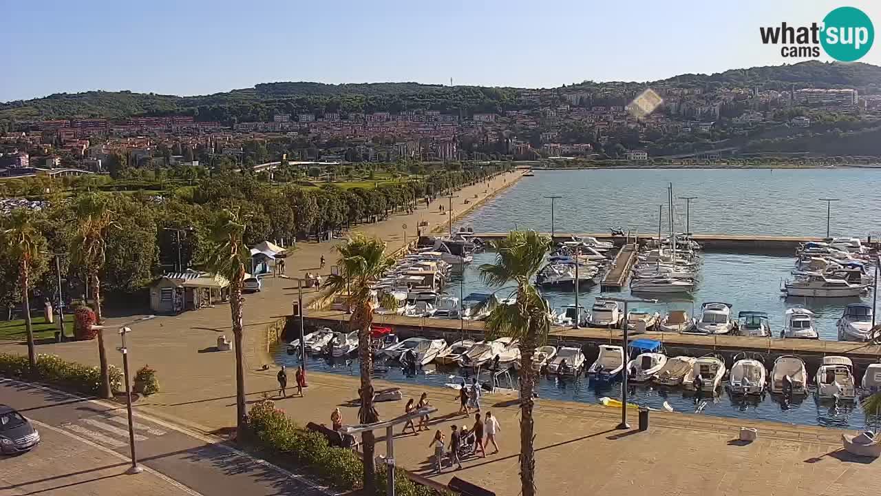 The Port of Koper live webcam – cruise and cargo port – Slovenia