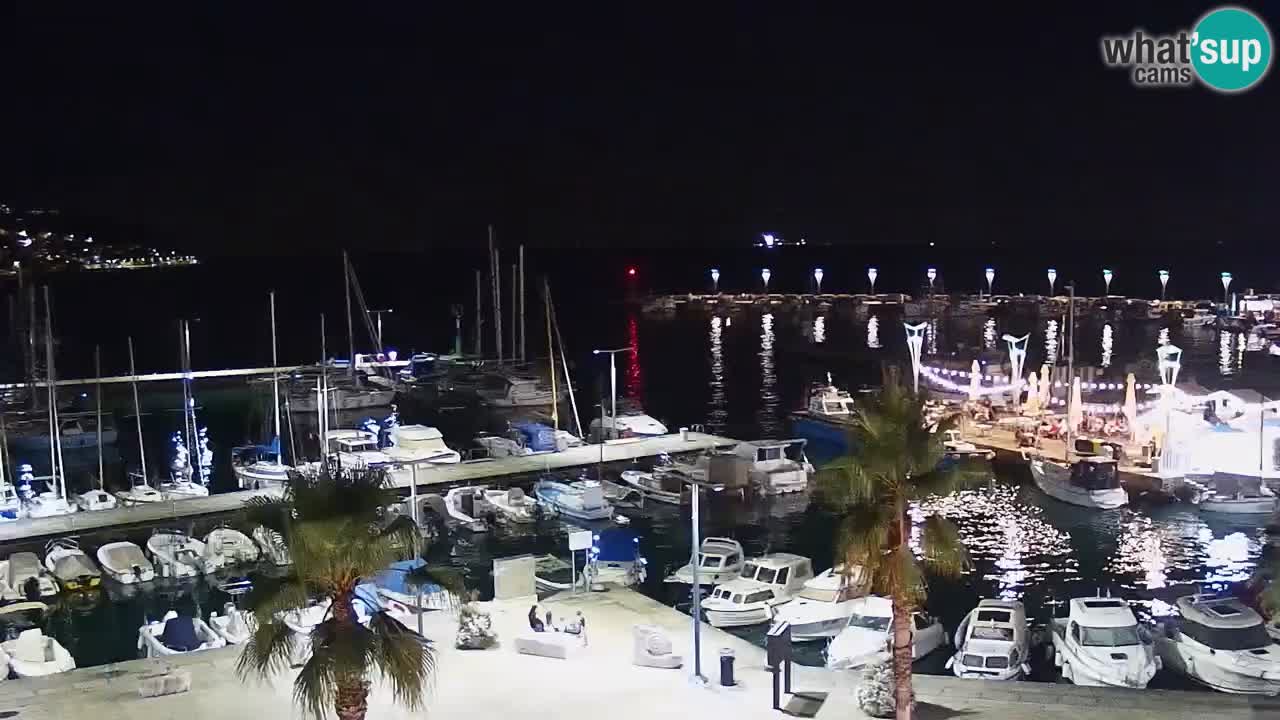 Spletna kamera Koper – Panorama na marino in promenado s Hotela Grand Koper
