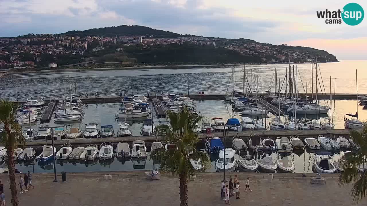 The Port of Koper live webcam – cruise and cargo port – Slovenia