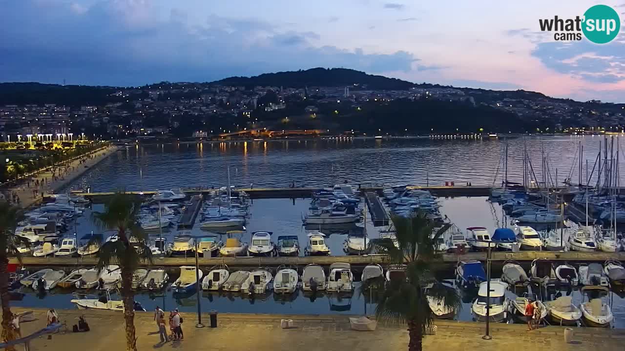 The Port of Koper live webcam – cruise and cargo port – Slovenia