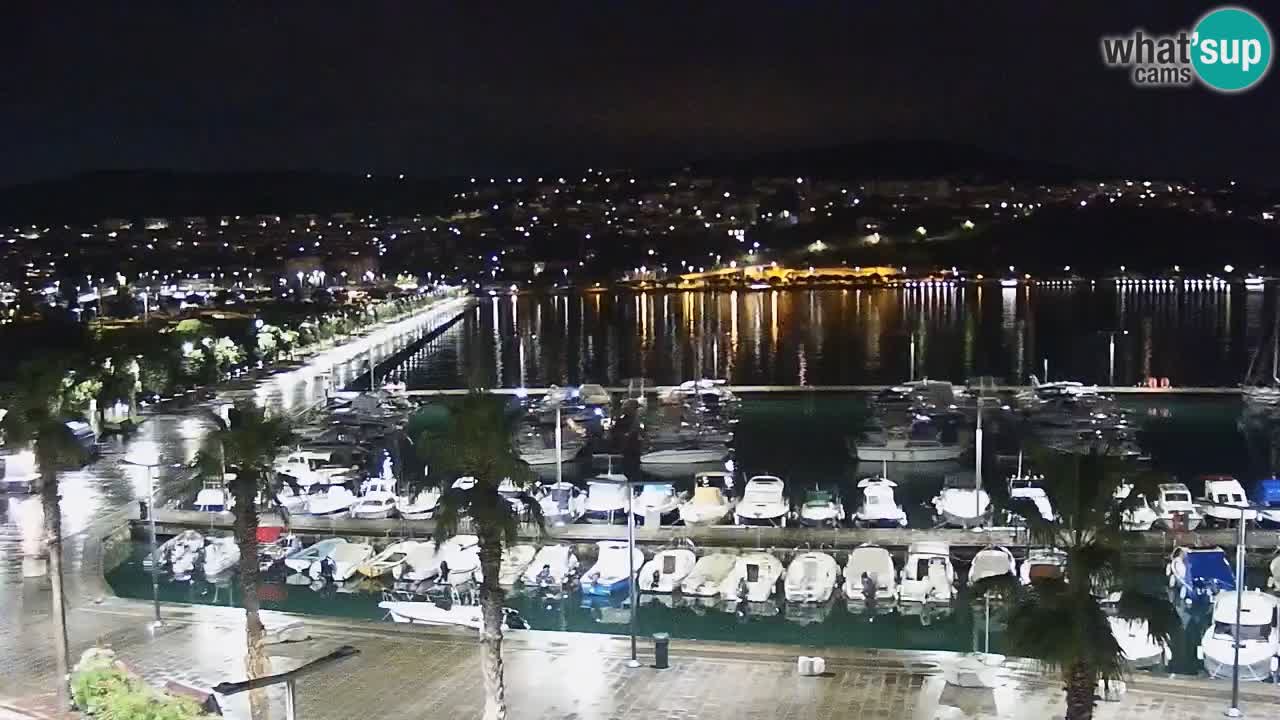 Webcam en direct du port de Koper – port de croisière et de fret – Slovénie