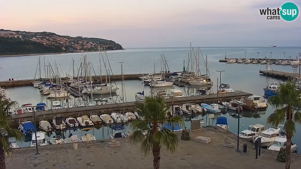 Il porto di Koper – Capodistria live webcam – porto crociere e mercantile – Slovenia
