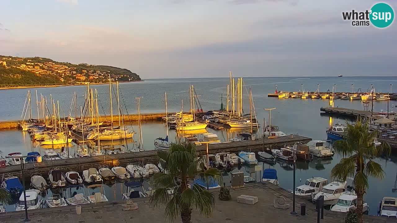 Luka Kopar uživo web kamera – Turistički terminal i teretna luka – Slovenija